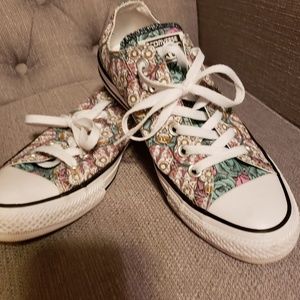 Converse- Sugar Skulls pastel/gold